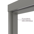 Kit Correr com Batente de 12 a 19cm e Folha de Porta Lacca Touch Grafite Direito ou Esquerdo 2,10x0,72 Artens