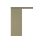 Kit Correr com Batente de 12 a 19cm e Folha de Porta Lacca Touch Fendi Direito ou Esquerdo 2,10x0,82 Vivace Plus Artens