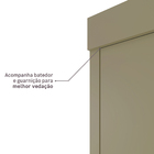 Kit Correr com Batente de 12 a 19cm e Folha de Porta Lacca Touch Fendi Direito ou Esquerdo 2,10x0,82 Vivace Plus Artens