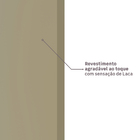 Kit Correr com Batente de 12 a 19cm e Folha de Porta Lacca Touch Fendi Direito ou Esquerdo 2,10x0,82 Vivace Plus Artens