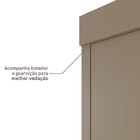 Kit Correr com Batente de 12 a 19cm e Folha de Porta Lacca Touch Cappucino Direito ou Esquerdo 2,10x0,82 Artens