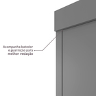 Kit Correr com Batente de 12 a 19cm e Folha de Porta Lacca Touch Urban Direito ou Esquerdo 2,10x1,02 Vivace Plus Artens