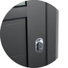 Porta De Correr Suspensa 210x100cm Meia Lambril Meia Vidro Es