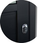 Porta De Correr Suspensa 210x100cm Meia Lambril Meia Vidro Es