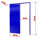 Porta De Correr Suspensa 210x100cm Veneziana Dir L.25 Brimak