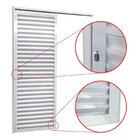 Porta De Correr Suspensa 210x100cm Veneziana Esq L.25 Brimak