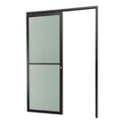 Porta De Correr Suspensa 210x100cm Vidrao Dir L.25 Brimak Pre