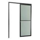 Porta De Correr Suspensa 210x100cm Vidrao Esq L.25 Brimak Abe