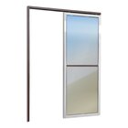 Porta De Correr Suspensa 210x100cm Vidrao Esq L.25 Brimak Abe