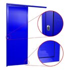 Porta De Correr Suspensa 210x70cm Lambril Esq L.25 Brimak Abe