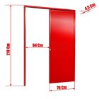 Porta De Correr Suspensa 210x70cm Lambril Esq L.25 Brimak Abe