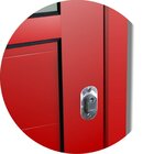 Porta De Correr Suspensa 210x70cm Meia Lambril Meia Vidro Dir