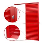 Porta De Correr Suspensa 210x70cm Veneziana Dir L.25 Brimak A