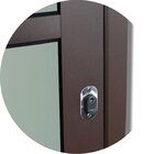 Porta De Correr Suspensa 210x70cm Vidrao Dir L.25 Brimak Aber