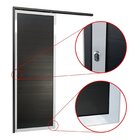 Porta De Correr Suspensa 210x80cm Lambril Esq L.25 Brimak Abe