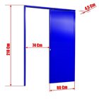 Porta De Correr Suspensa 210x80cm Lambril Esq L.25 Brimak Abe