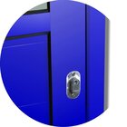 Porta De Correr Suspensa 210x80cm Meia Lambril Meia Vidro Esq