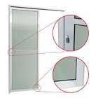 Porta De Correr Suspensa 210x80cm Vidrao Esq L.25 Brimak Bran