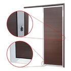 Porta De Correr Suspensa 210x90cm Lambril Dir L.25 Brimak Abe