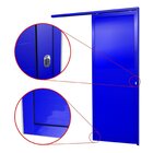 Porta De Correr Suspensa 210x90cm Lambril Dir L.25 Brimak Abe