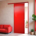 Porta De Correr Suspensa 210x90cm Lambril Dir L.25 Brimak Abe