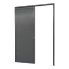 Porta De Correr Suspensa 210x90cm Lambril Dir L.25 Brimak Abe