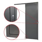 Porta De Correr Suspensa 210x90cm Lambril Dir L.25 Brimak Abe