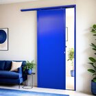 Porta De Correr Suspensa 210x90cm Lambril Dir L.25 Brimak Azul