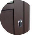 Porta De Correr Suspensa 210x90cm Meia Lambril Meia Vidro Dir