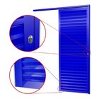 Porta De Correr Suspensa 210x90cm Veneziana Dir L.25 Brimak A