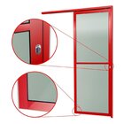 Porta De Correr Suspensa 210x90cm Vidrao Dir L.25 Brimak Aber