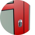 Porta De Correr Suspensa 210x90cm Vidrao Esq L.25 Brimak Aber