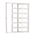 Porta De Correr Travessa 2 Folhas Móveis Branca Linha 25 Com