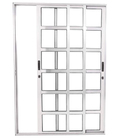 Porta De Correr Travessa 2 Folhas Móveis Brilhante Linha 25 C