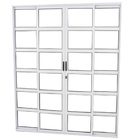 Porta De Correr Travessa 4 Folhas Branca Linha 25 Com Fechadu