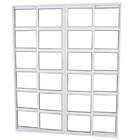 Porta De Correr Travessa 4 Folhas Branca Linha 25 Com Fechadu