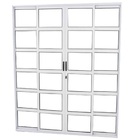 Porta De Correr Travessa 4 Folhas Branca Linha 25 Com Fechadu