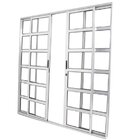 Porta De Correr Travessa 4 Folhas Brilhante Linha 25 Com Fech