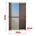 Porta De Correr Venez. 3 Folhas Moveis 210 X 120 Elite Com Fe