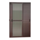 Porta De Correr Venez. 3 Folhas Moveis 210 X 200 Elite Com Fe