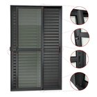 Porta De Correr Venez. 3 Folhas Moveis 210 X 200 Elite Com Fe