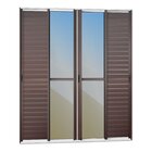 Porta De Correr Venez. 6 Folhas Moveis 210 X 240 Elite Com Fe