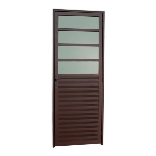 Porta De Cozinha Linha 25 Vidro Boreal 210cm X 80cm Brimak Co