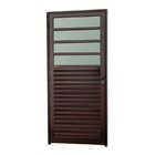 Porta De Cozinha Super Vidro Boreal 210cm X 86cm Brimak Corten