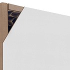 Porta De Divisória  Naval Eucatex Cristal 820 X 2110 X 35 Mm