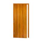 Porta com Batente de Giro Regulável de 12 a 20cm Madeira Maciça Angelim Natural Lado Direito 2,10x0,80m Galon