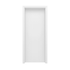 Porta com Batente de Giro 13 a 17cm Sarrafeada Lisa Laca Branco Direito ou Esquerdo 2,10x0,60x4.1 Ipumirim