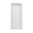 Porta com Batente de Giro 13 a 17cm Sarrafeada Zurique Laca Branco Direito ou Esquerdo 2,10x0,60x4.1 Ipumirim