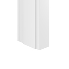 Porta com Batente de Giro 13 a 17cm Sarrafeada Zurique Laca Branco Direito ou Esquerdo 2,10x0,80x4.1 Ipumirim