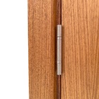 Porta com Batente de Giro 15 a 19cm Sarrafeada Lisa Louro Freijó Natural Direito ou Esquerdo 2,40x0,90m Ipumirim